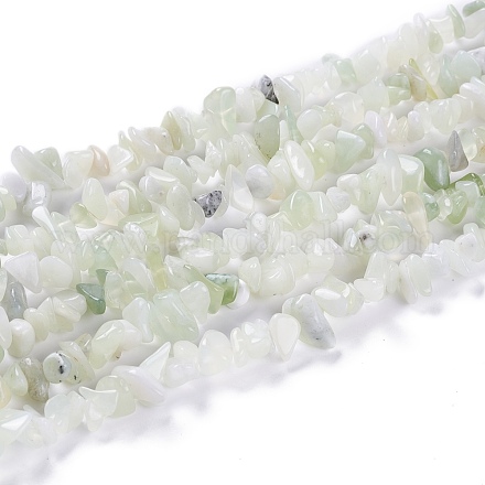 Nouveaux brins de perles naturelles de puces de jade G-M205-29-1