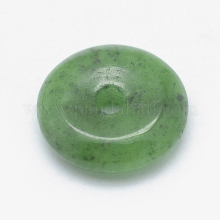 Natural Myanmar Jade/Burmese Jade Charms G-E407-04-1
