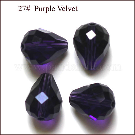 Perles d'imitation cristal autrichien X-SWAR-F062-10x8mm-27-1