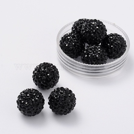 Perles de disco ball avec grade A strass RB-Q103-11-1