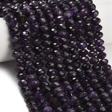 Natürlichen Amethyst Perlen Stränge G-C280-A07-02-1