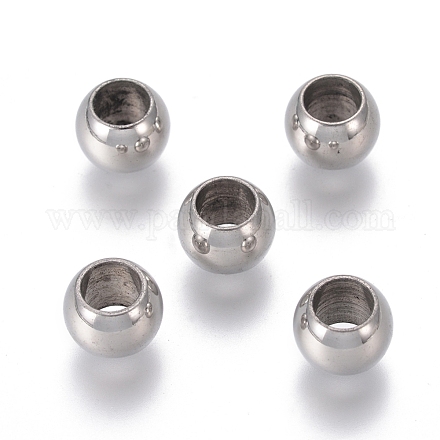 201 Stainless Steel Beads X-STAS-Q149-1