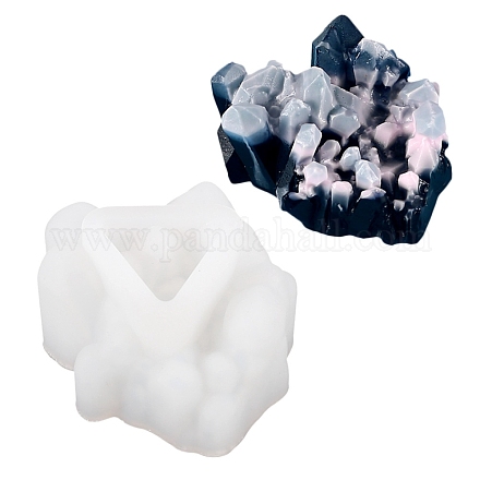 DIY Kristall Cluster Silikonformen DIY-C040-07-1