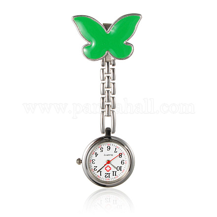 Butterfly Alloy Nurse Table Pocket Watches WACH-N007-01C-1