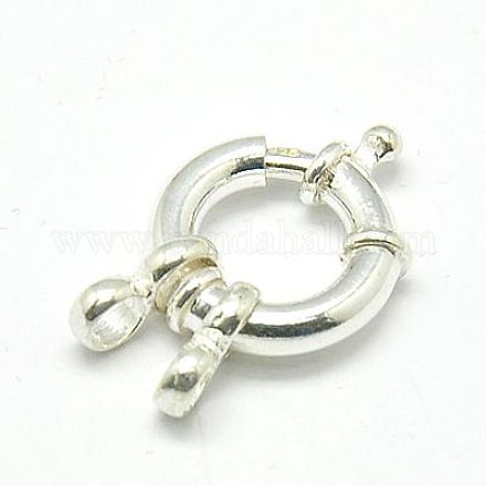 925 fermaglio per anelli a molla in argento sterling X-STER-A007-27-1
