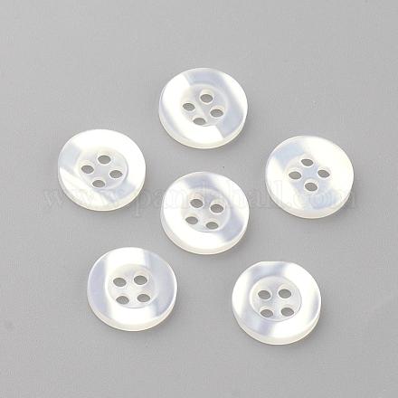 4-Rondelle botones de plástico BUTT-S020-11-11.5mm-1
