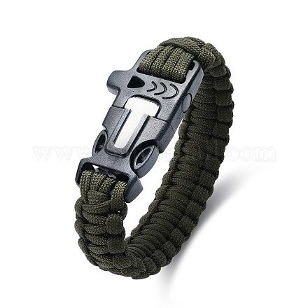 Outdoor Survival Bracelets BJEW-BB29551-B-1