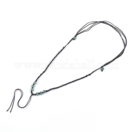 Nylon Cord Necklace Making MAK-T005-07A-01-1