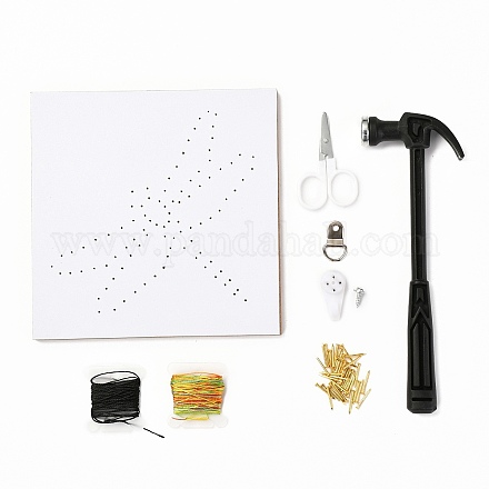 Libelle Muster DIY String Art Kit Sets DIY-F070-18-1