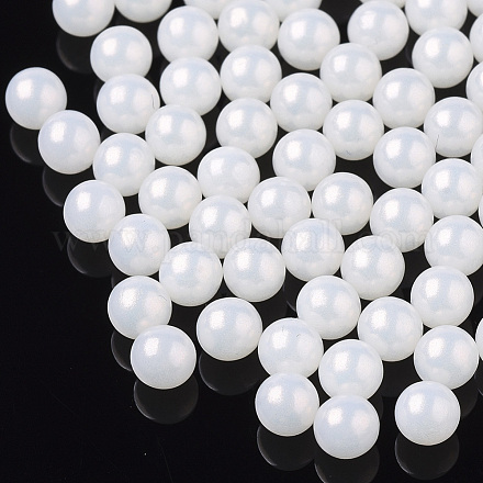 Perles d'imitation perles en plastique ABS SACR-N005-C-02-1