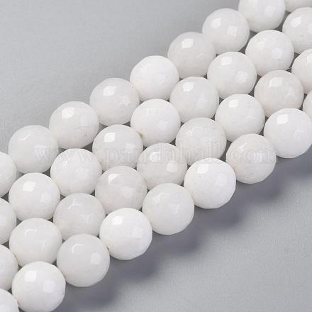 Chapelets de perles en jade de Malaisie naturelle G-F488-10mm-40-1