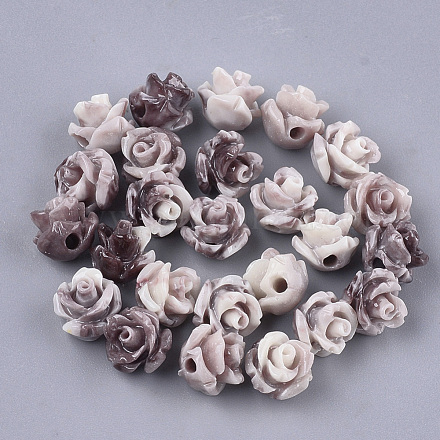 Perles de corail synthétiques CORA-S027-30I-1