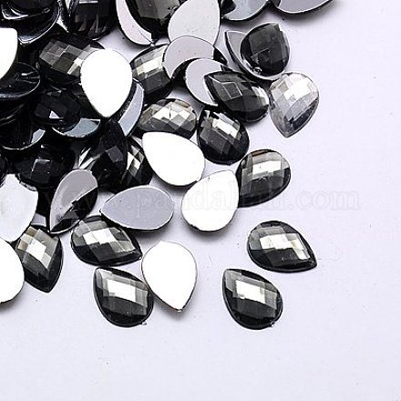 Cabuchones de diamante de imitación de acrílico de Taiwan imitación GACR-A022-13x18mm-30-1