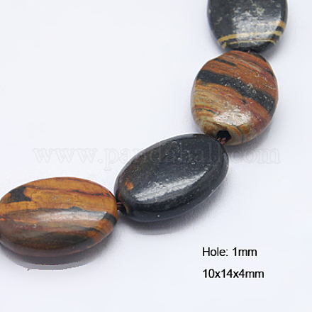 Naturales del suelo abalorios del ópalo hebras G-G223-10x14mm-14-1