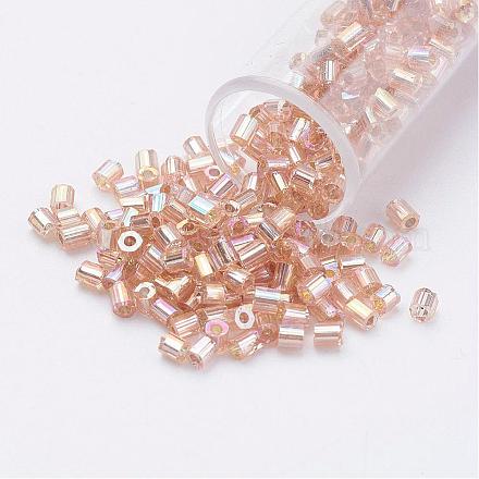 Perlas de vidrio de taladro redondo de dos-agujeros 11/0 SEED-G006-2mm-639-1