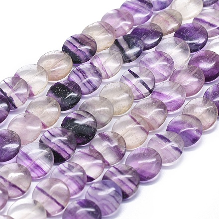 Natural Fluorite Beads Strands G-K293-E05-C-1