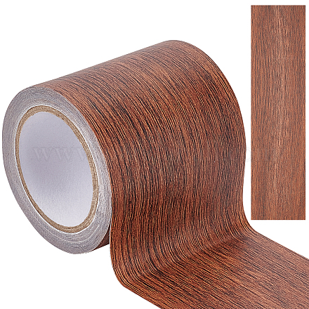 Wholesale GORGECRAFT 5 Yard 1 Roll Wood Textured Adhesive Repair Tape Patch  Realistic Wood Grain Repair Tape Wood Grain High-Adhesive Repair Tape  Simulation for Desk Chair Furniture(Coconut Brown) 