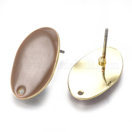 Accessoires de clous d'oreilles en alliage PALLOY-S121-06B-1