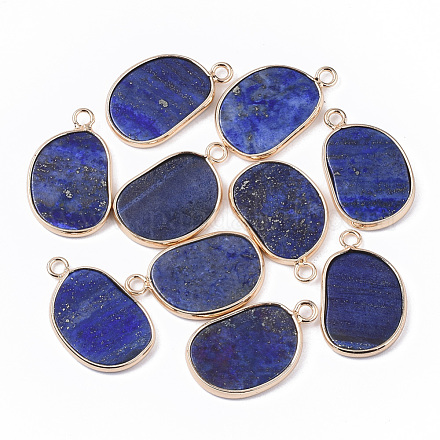 Pendentifs en lapis lazuli naturel X-G-S359-019A-1