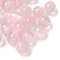 Two Tone Resin Beads, Round, with Glitter Powder, Pink, 9.5mm, Hole: 2mm