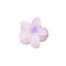 Plastic Claw Hair Clips, Hair Accessories for Women & Girls, Flower, Lavender, 40mm