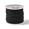 Core Spun Elastic Cord, Black, 1.5mm, 70m/roll