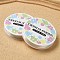 Round Elastic Crystal Thread, Stretchy String Bead Cord, for Beaded Jewelry Making, Clear, 0.7mm, about 16.40 Yards(15m)/Roll