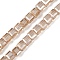 Electroplate Transparent Glass Beads Strands, Cude, Faceted, Pearl Luster Plated, Goldenrod, 5~6x5.5~6x5.5~6mm, Hole: 1.2mm, about 95~98pcs/strand, 20.07~20.86 inch(51~53cm)