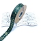 Polyester Ribbons, for Gift Packaging, Teal, 1 inch(25mm), about 48Yard/roll