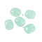 Acrylic Bead, Imitation Jade, Rectangle, Medium Aquamarine, 13x11x8mm, Hole: 1.5mm