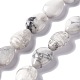 Chapelets de perles en howlite naturelle G-L242-13-1
