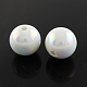 AB Color Plated Acrylic Gumball Beads for Bubblegum Necklace PACR-R204-26mm-01-1