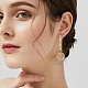 BENECREAT 16Pcs Real 18K Gold Plated Brass Stud Earring Findings KK-BC0008-65-5