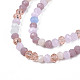 Opache perle di vetro fili X-GLAA-T006-07-A09-3