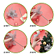 SUPERFINDINGS 16pcs Glitter Silver Poinsettia Flowers Plastic 12pcs Artificial Flower Christmas Berry Picks with 20pcs Wire Stems and 16pcs Alligator Clips for DIY Craft DIY-FH0003-14-3