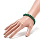 Set di braccialetti elastici con perline in plastica con teschio da 9 pz e 9 colori per donna BJEW-JB08900-3