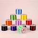 NBEADS 20 Rolls 0.5mm Mixed Color Elastic Fibre Wire for DIY Jewelry Making Bracelets Necklace EW-NB0001-02-5