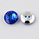 Botones redondos planos del diamante artificial de acrílico de Taiwán de 2-agujero BUTT-F015-24mm-04-2