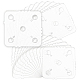 Disco de trenzado de telares acrílicos TOOL-WH0155-44-1