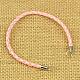 Braided PU Leather Cord Bracelet Making AJEW-JB00022-11-1
