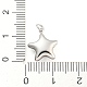 304 Stainless Steel Charms STAS-P333-07P-3