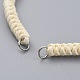 Fabricación de pulseras de cordones de poliéster encerado coreano ajustable AJEW-JB00511-06-2