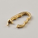 Латунные застежки с прозрачным фианитом и микро-паве FIND-WH0139-238G-2