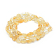 Chapelets de perles de citrine naturelle G-P331-03A-2