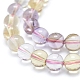 Brins de perles de quartz mélangés naturels G-D0010-09-6mm-3