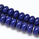 Rondelle Lapis Lazuli Beads Strands G-N0410-05-12x8mm-1