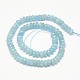 Brins de perles rondelles naturelles aigue-marine G-N0082-F8x5mm-02-3