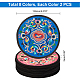 Pandahall elite 16 pz 8 colori tappetino per tazza in poliestere DJEW-PH0001-06-4