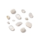 Cuentas de piedra lunar blanca natural G-O103-32-2