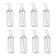 液体石鹸のための100mlの詰め替え可能なペットプラスチック空のポンプボトル  透明  4x15cm  容量：100ml（3.38液量オンス） TOOL-Q024-01B-01-2